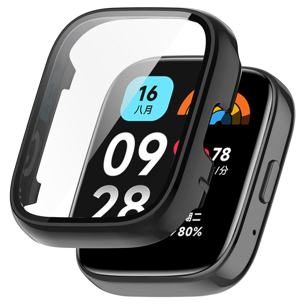 PC+Glass Protective Case For Redmi Watch 3 Active/Lite Full Screen Protector Shell Bumper Cover