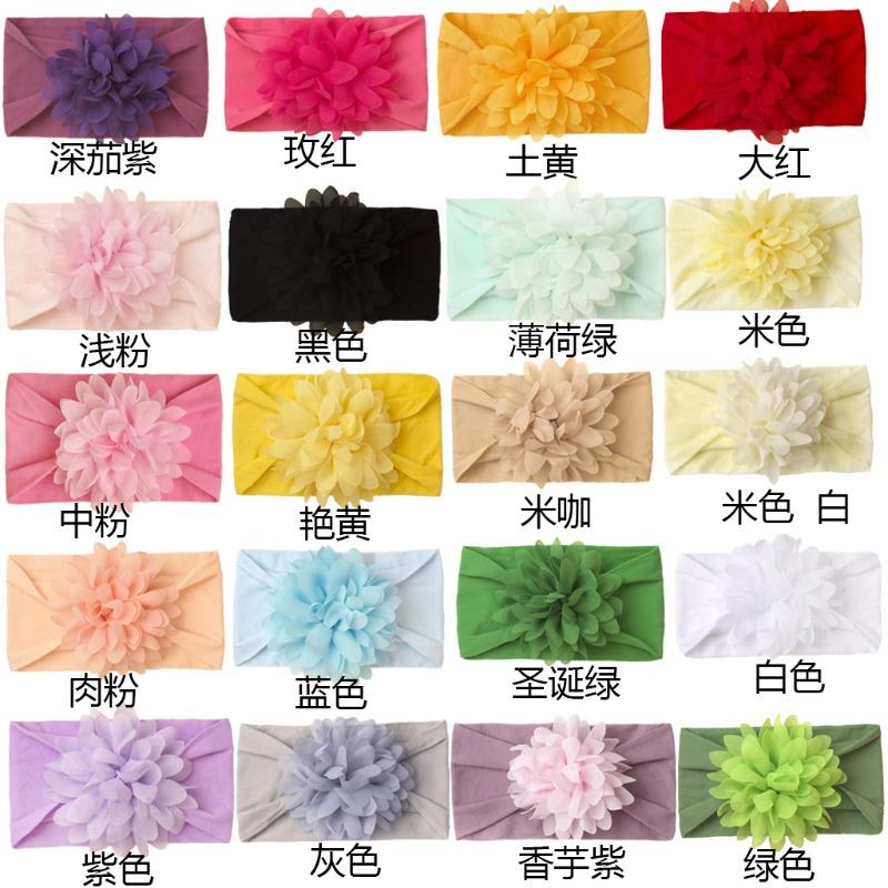 New baby headband for women, nylon headscarf, creative children's headgear wide and cute princess baby products