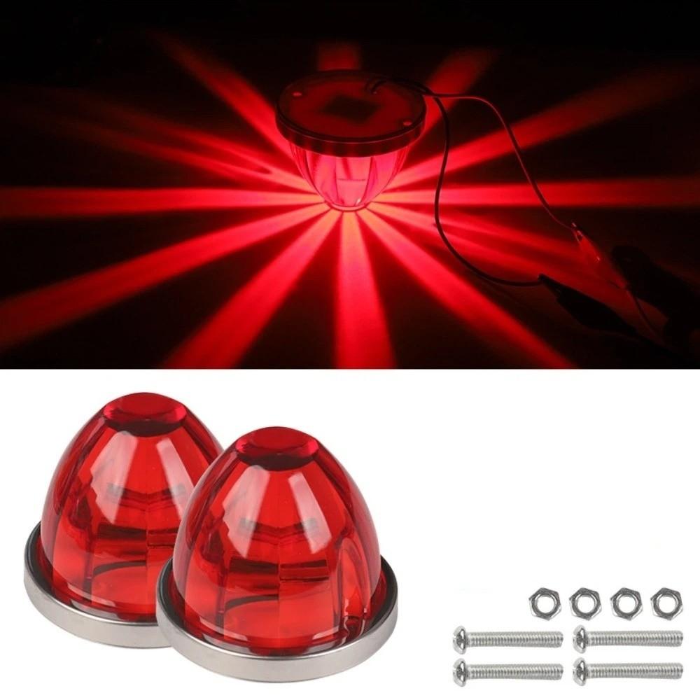 LED Side Marker Light Waterproof Turn Signal Indicator Turn Clearance Warning Lamp  Lorry красный
