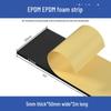 EPDM Foam Self-Adhesive Sponge Sealing Strip for Cabinet and Electrical Box Caulking