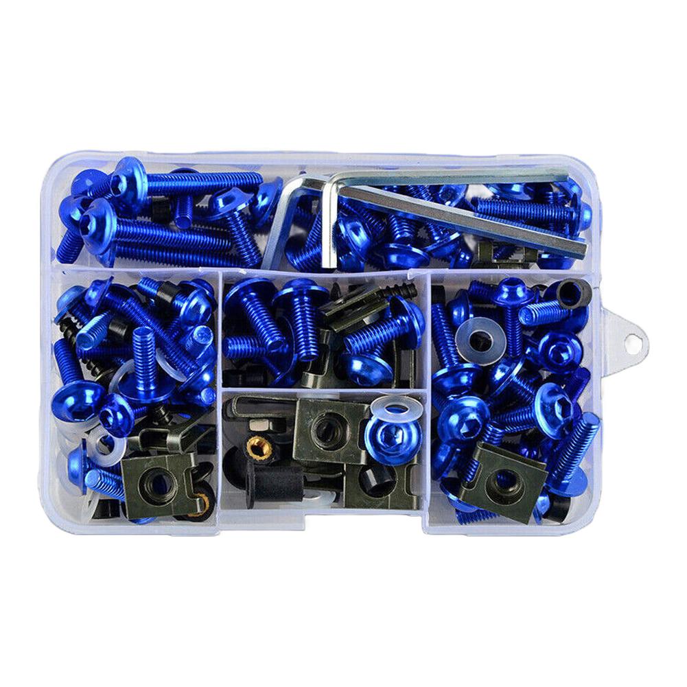 Installation Projects Modification Kit Vibrant Motorcycle Decoration Screws Motorcycle Accessories 177 Pieces Set