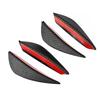 Bumper Lip Front Bumper Wind Splitter Trim Kit Carbon     4 Piece Self Adhesive   Fits Most Cars