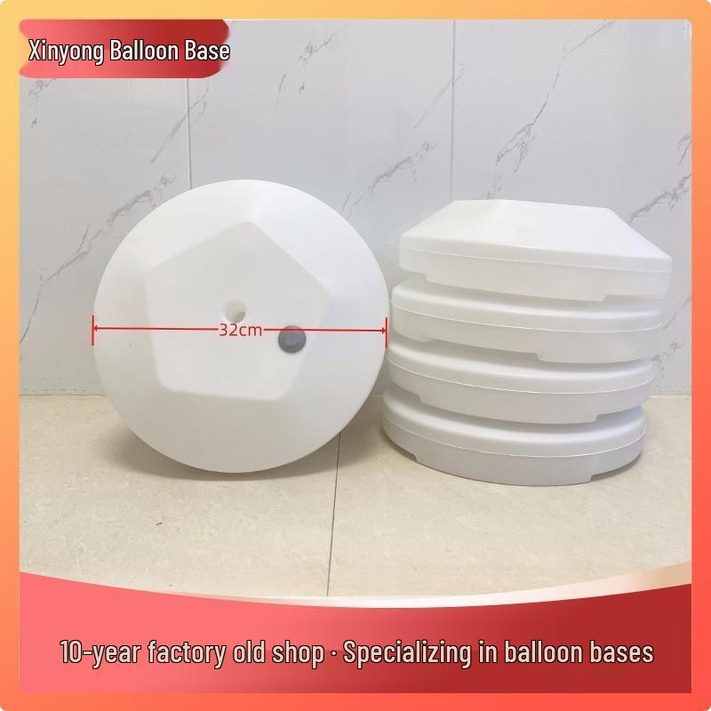 Rainbow Balloon Arch Base with Round Water-Filled Base Tray