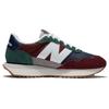 New Balance 237v1 Scarlet Team Forest Green Unisex Sneakers Red MS237EA
