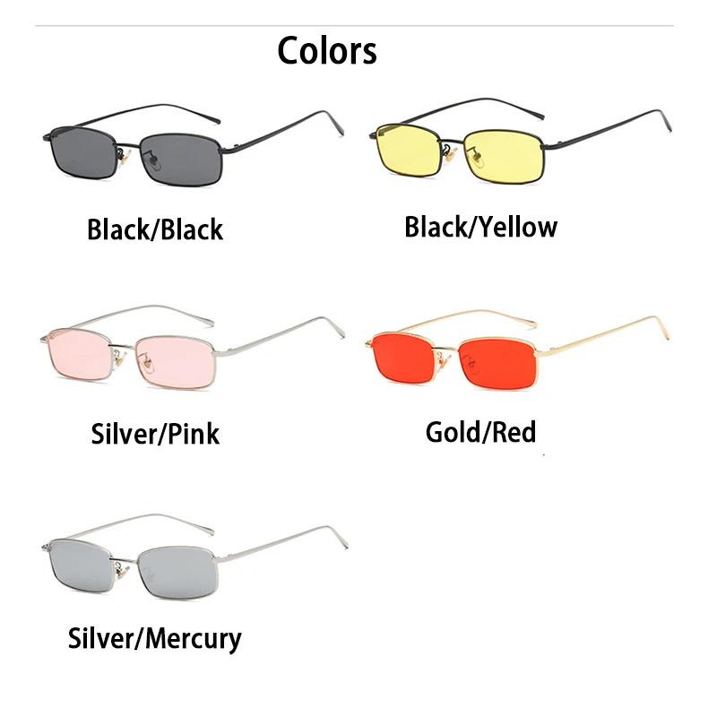 Fashion Colorful Mercury Lens Sunglasses For Men Women Small Metal Eyewear Frame Outdoor Sun Glasses UV400 Gafas De Sol