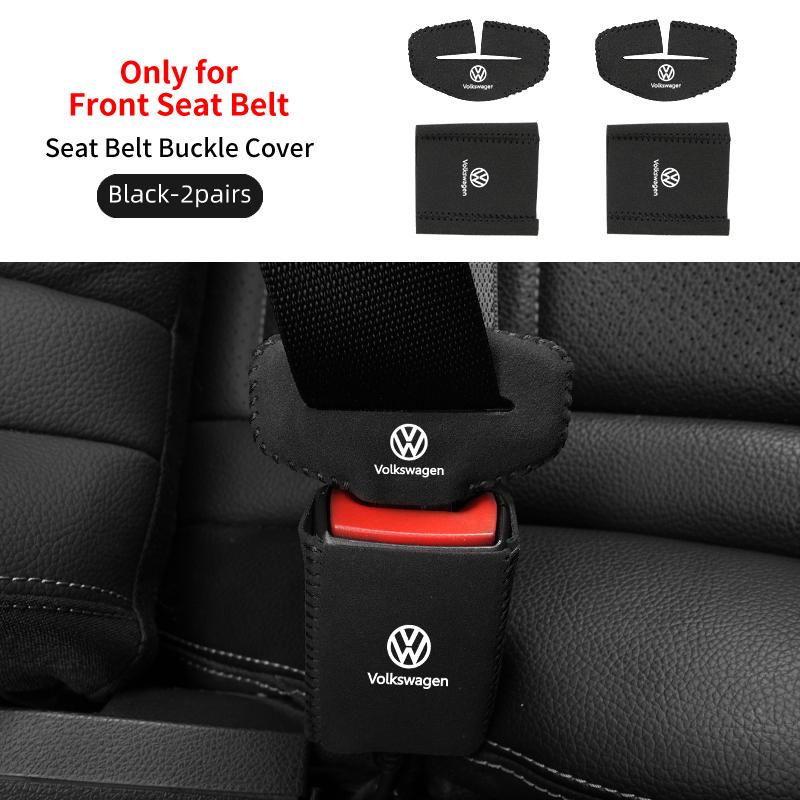 2026 Hot For Volkswagen VW Car Seat Belt Buckle Clip Protector Cover Accessories For Volkswagen VW Scirocco Jetta Beetle Golf Pa