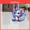 Unique 2d Acrylic Colorful Dragon Car Pendant Perfect For Vehicle Decoration