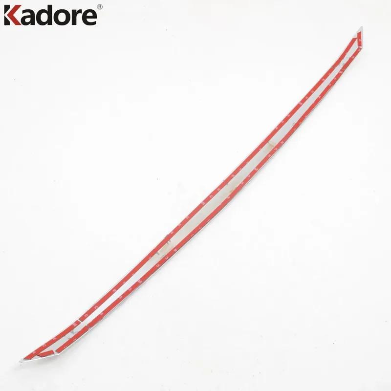 For Mazda CX-5 CX5 2015 2016 Chrome Car Front Hood Engine Cover Trim Bonnet Grill Boot Lip Molding Garnish Strip Accessories