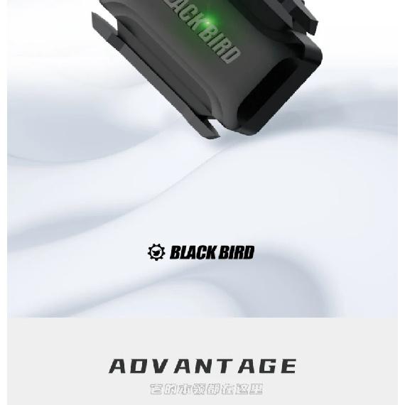 Black Bird Heart Rate Cadence Sensor Speed Speedometer ANT+ Bluetooth 5.0 Compatible with Garmin IGP Bryton Bike Computer