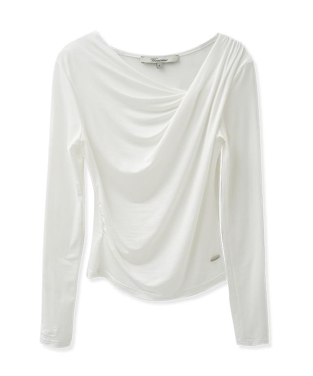 VIVACIOUS Dali Draped Tee_5 Colors