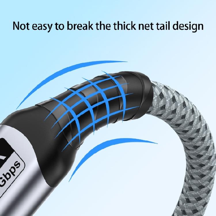 USB5.0 Type C To Type C Cable Delivers 16K60Hz Screen Mirroring 80Gbps Fast Data Transfer 240W Rapid Charging Wire