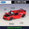 WELLY 1:24 2023 Chevrolet Corvette Z06 Alloy Die-Cast Model Car - Official Licensed American Supercar, Collector‘s Vehicles