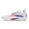 Li Ning Lpl 10th Anniversary Flash 10 Rebound Lightweight Shock Absorption Durable Low Top Basketball Shoes Men Sneaker White Pink ABAT085-16