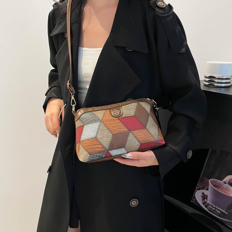 Bag for Women Designer Vintage PU Leather Handbag Quality Female Outdoor Daily Messenger Classic Ladies Shoulder Crossbody Purse