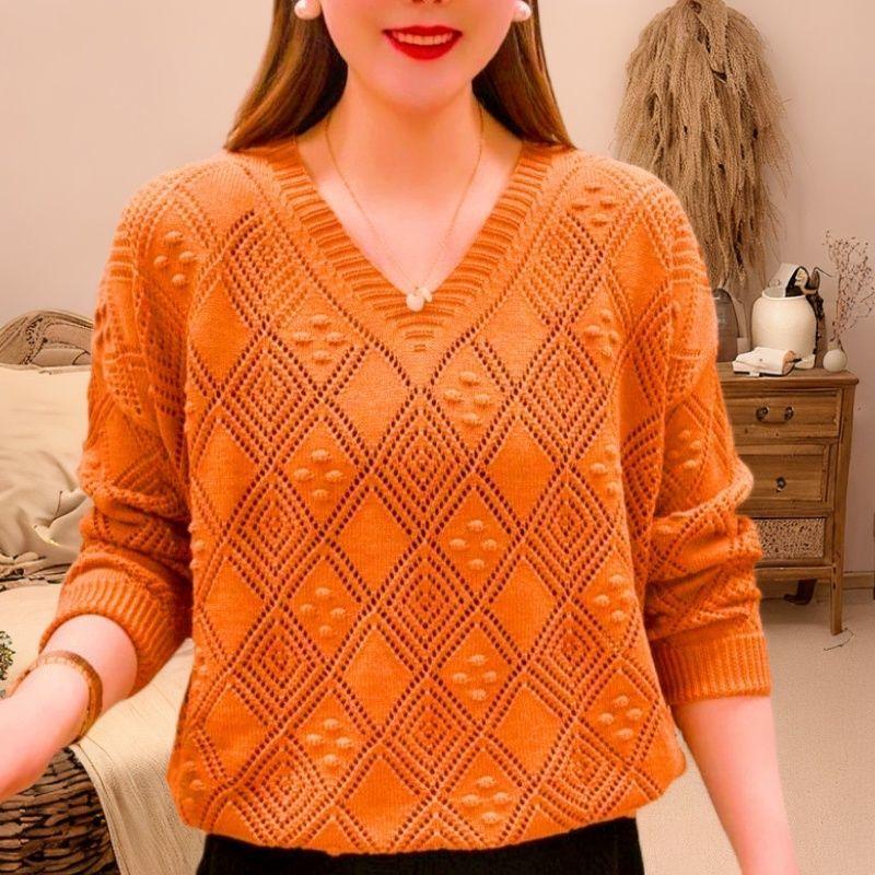 Western-style Knitwear, Women's Sweaters, Thin Knitwear, Long-sleeved Knitwear