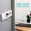 US Adapter US Plugs Converter US Travel Adapter UK EU to US Plugs Converter Power Charging Electrical Socket Wall Plugs