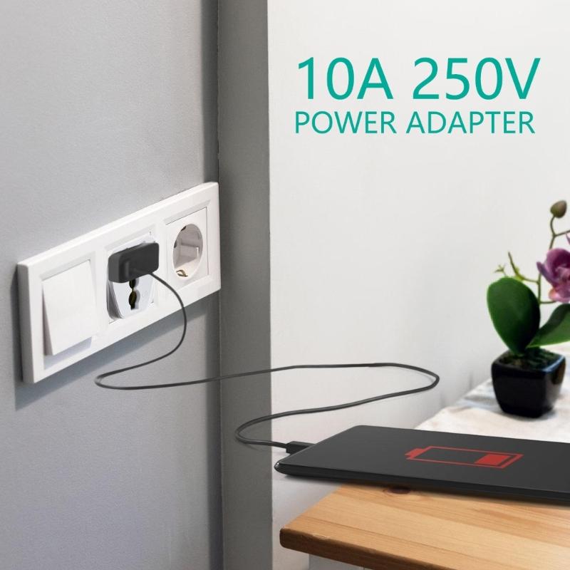 US Adapter US Plugs Converter US Travel Adapter UK EU to US Plugs Converter Power Charging Electrical Socket Wall Plugs