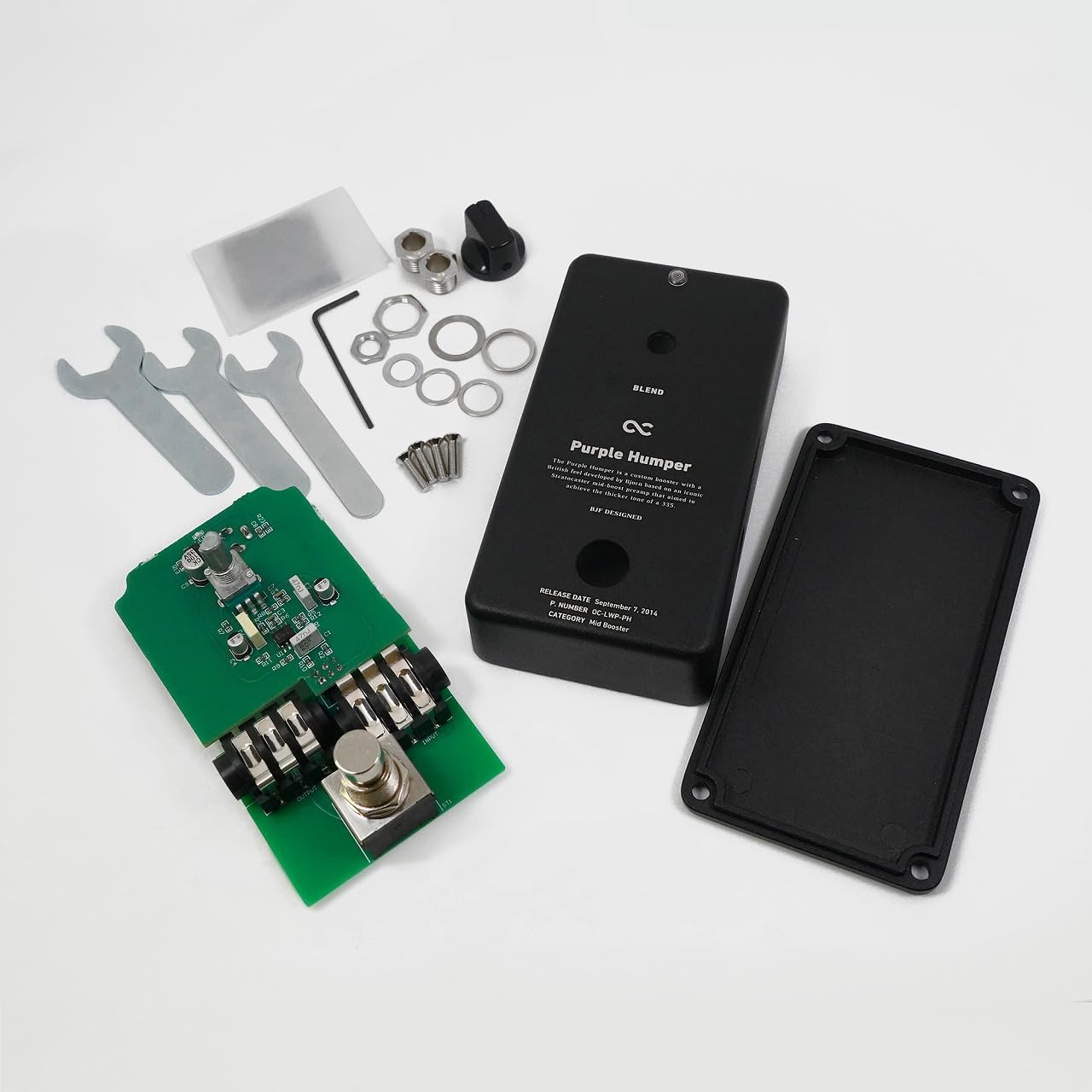 

One Control LWP Series Purple Humper Беспаечный педальный набор Бустер DIY-набор Гитарный эффект