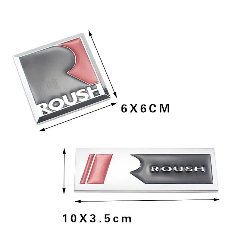 3D Metal R Roush Sticker Rear Trunk Decals Badge Emblem Auto Accessories