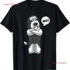 Stubborn Sheepadoodle Dog Funny T Shirt  Vintage Washed Fashion Top For Everyday Wear Homme Versatile Stretched Streetwear