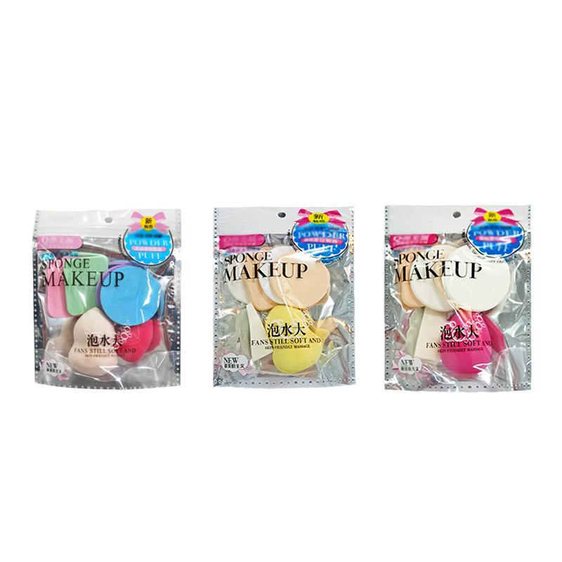 

Пуф 6 штук набор спонжей для влажного и сухого нанесения, спонж-яйцо для макияжа, пуф для BB-крема и кушона, инструмент для макияжа, бьюти-блендер