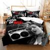 Personality Pop Icon Madonna Bedding Duvet Cover Set New Fashion Printed Bed Set Single Double Queen King Size Legend Singer Vin