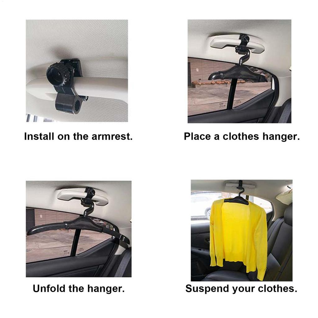 Auto Kledinghanger Intrekbare Garderobehanger Multifunctionele Kapstokken voor Reizen Garderobe Kast Kamer Deur Buiten Binnen