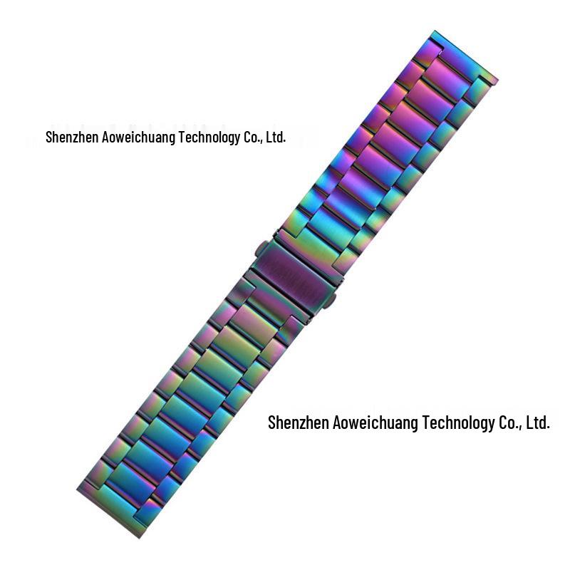 Universellt Metall Rostfritt Stål Klockarmband för Apple, Samsung, Huawei