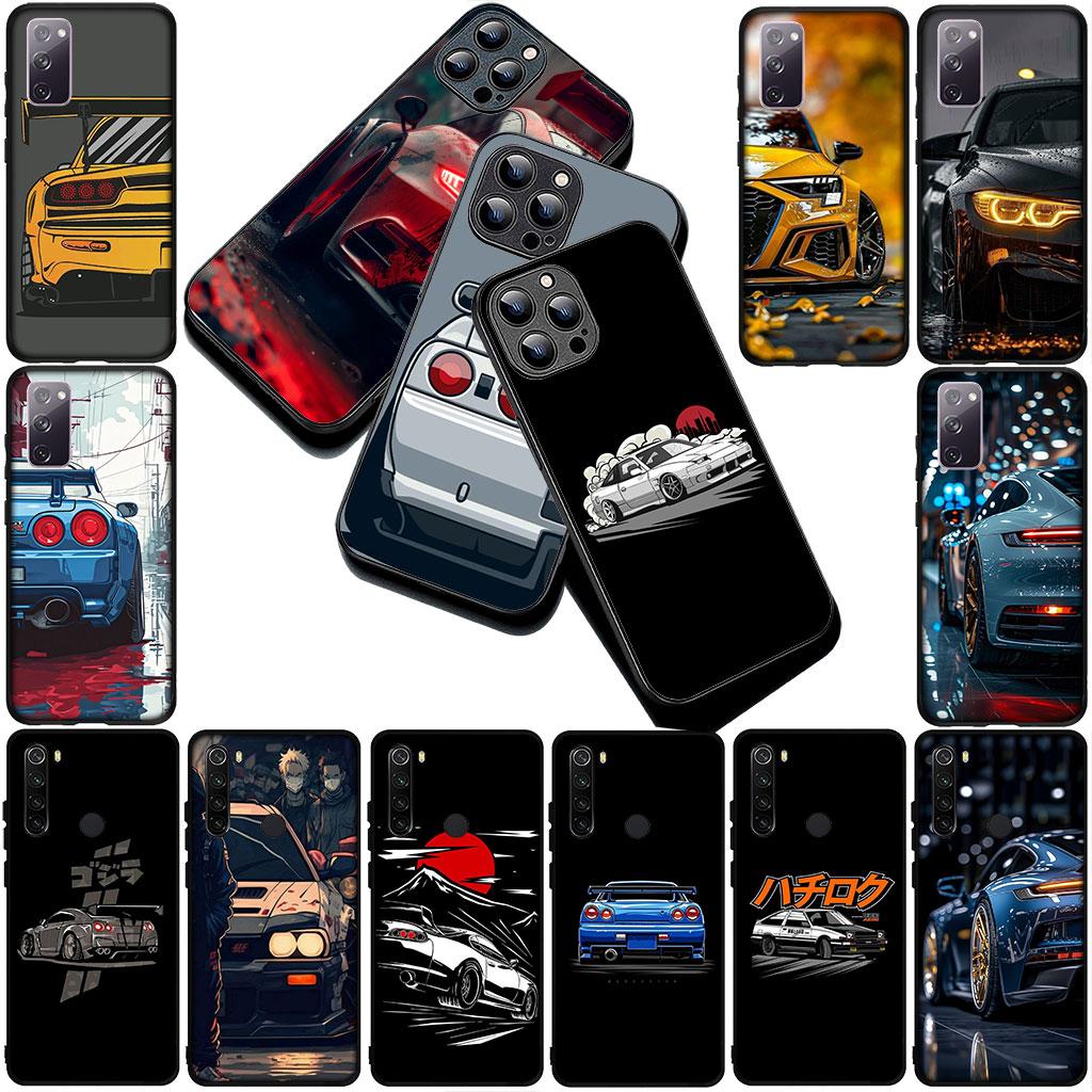 Casing Phone Cover for Huawei P30 P20 Mate 20 10 Lite Pro Y7 Y6P Y7A 2019 Nova 5T 3I Case Supercar Super Car Cartoon Taillights