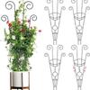 Small Metal Plant Trellis for Climbing Plant Indoor House Plant Support Trellis for Garden Potted Plant Support