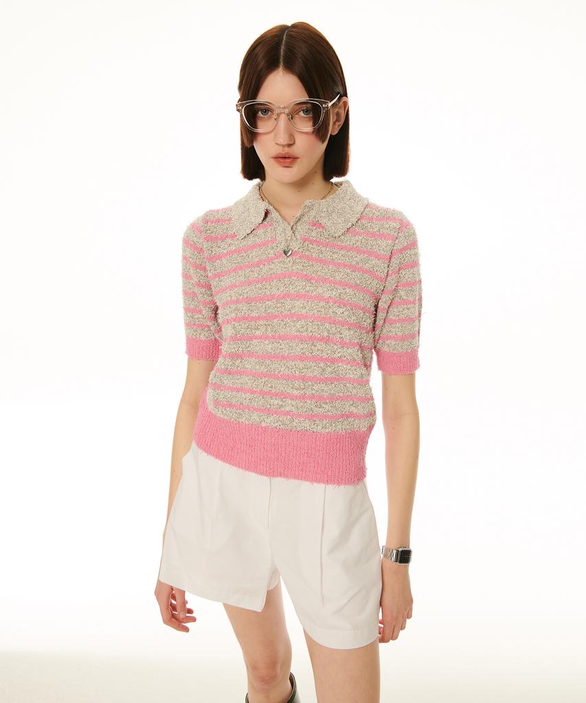 HACKESCH Lua Knit_Gray Pink