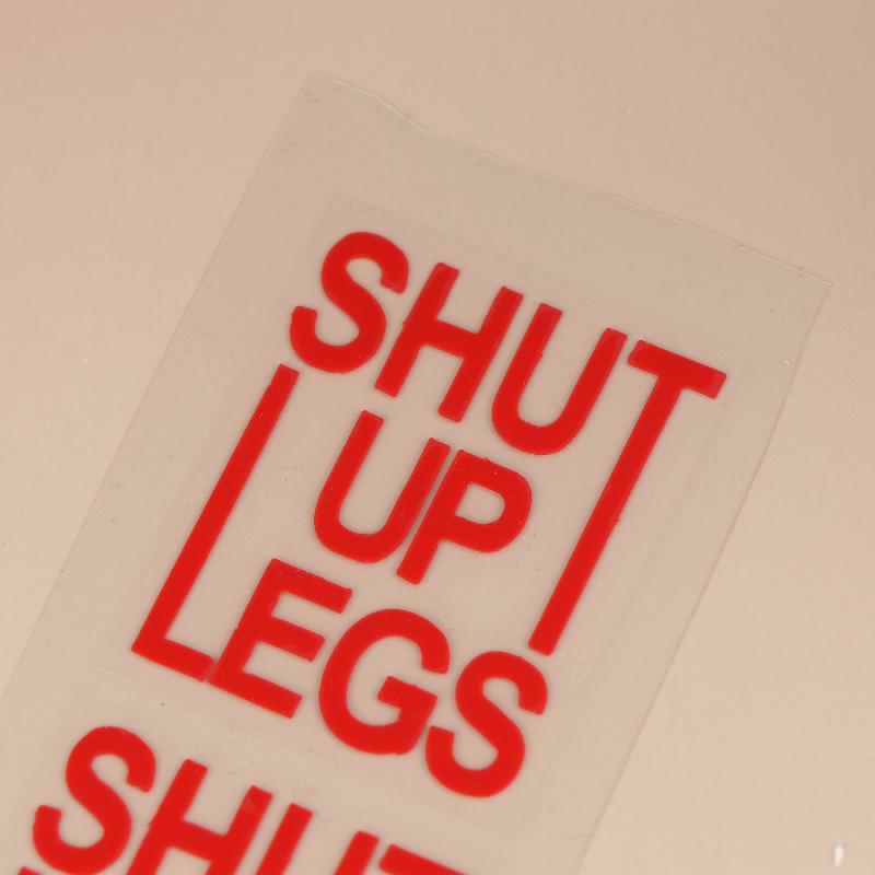 2Pcs Bicycle Frame Top Tube Stickers Shut Up Legs Bike Sticker Waterproof Vinyl Decal Decoration For Mtb Bike Accessories