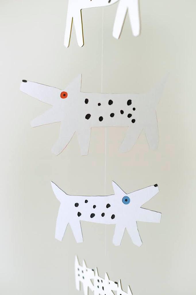 Mobilny prezent dla dziecka firmy Jun W21cm x Wyprodukowano w Japonii "Psy" Takabatake, H48cm,