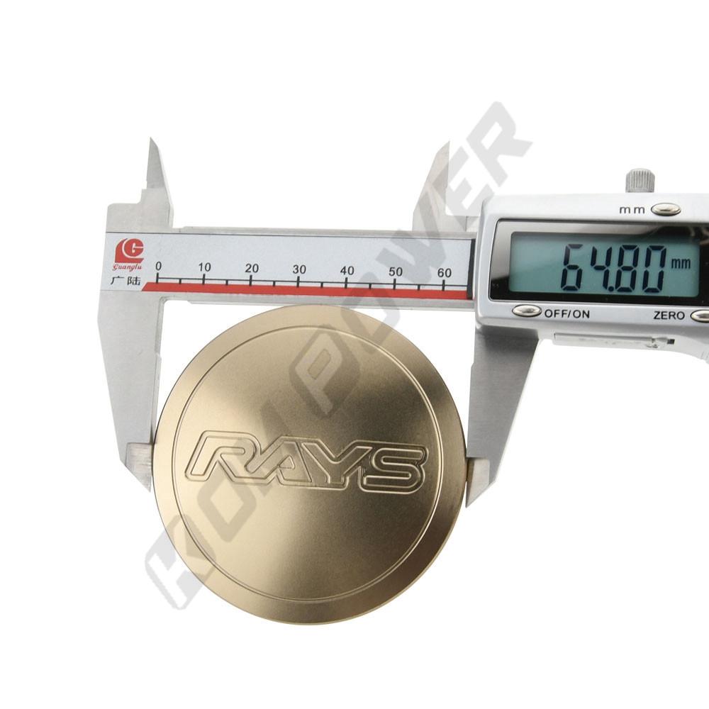 4-teilige Auto-Rennsport 3D VOLK RAYS Logo Felgenmitte 60MM 61MM 62MM Legierungsfelgenabdeckung Radkappen CE28 TE37 RE30 ZE40
