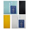 In-Stock Customizable PU Leather Travel Document Bag & Multi-functional Passport Holder