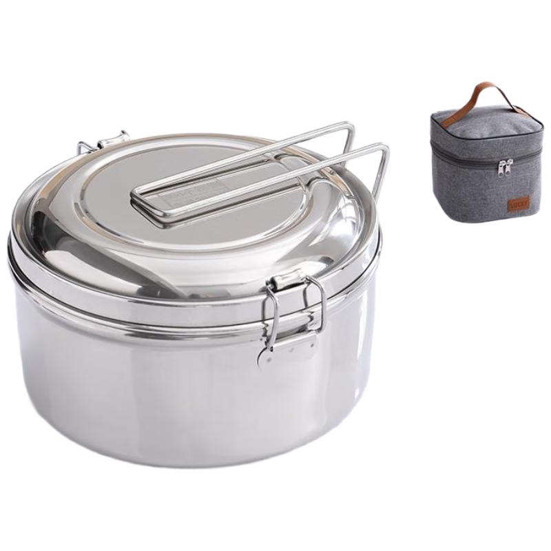 

Van Gogh 1.1L Round Stainless Steel Lunch Box Set
