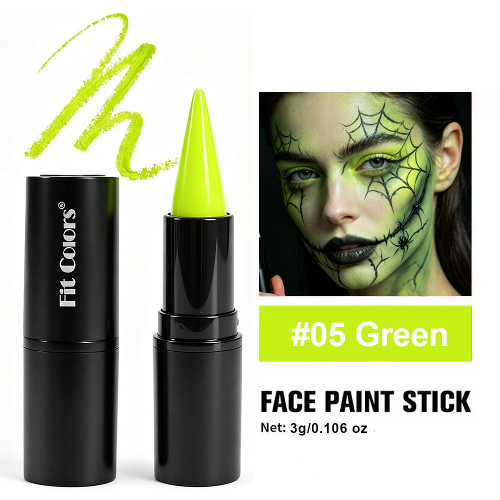 Matte Punk Black Lipstick Waterproof Long Lasting Lip Gloss Face Body Painting Gothic Dark Makeup Party Halloween Cosplay Makeup