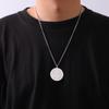  Moon Cross Star of David OM Symbol Necklace Stainless Steel Hexagram Pendant Necklaces Religious Amulet Jewelry Gifts