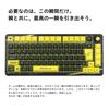 AIM1 Instant Rapid Trigger Gaming Keyboard Japanese Layout Size 8000Hz Polling Rate MATATAKI RIDDLE 0.01mm 75%