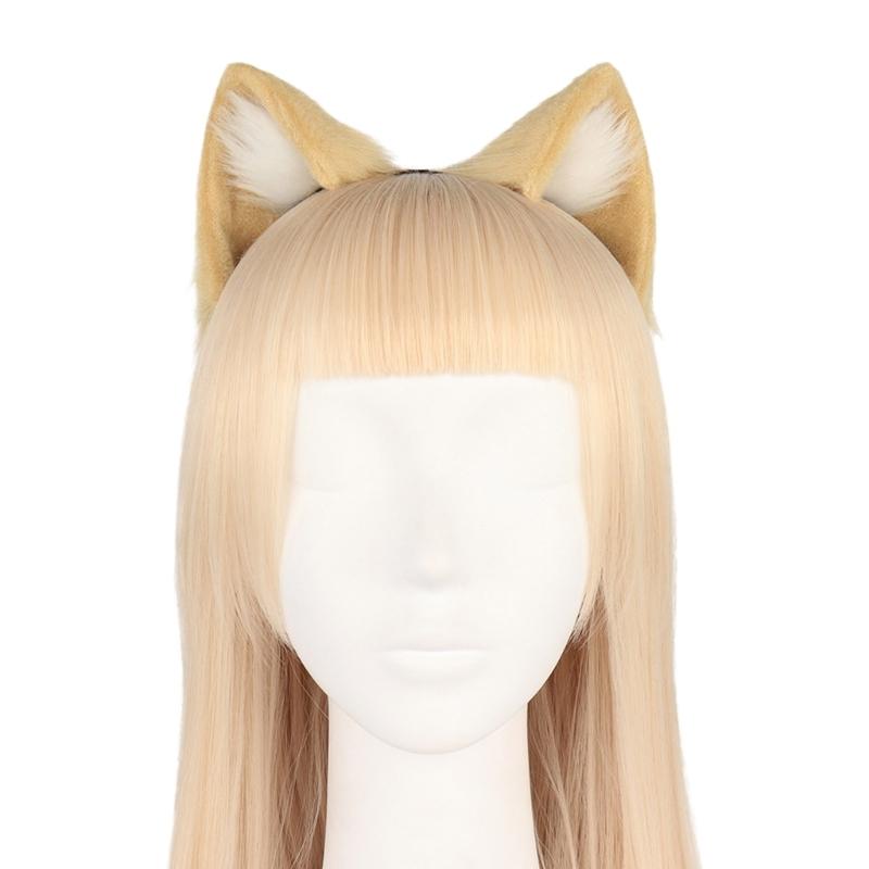 

Унисекс Милый Мультяшный Пес Форма Кошачьих Ушек Повязка на Голову Многоцветный Ободок для Волос Макияж Прямой Эфир Рождественская Вечеринка Головной Убор