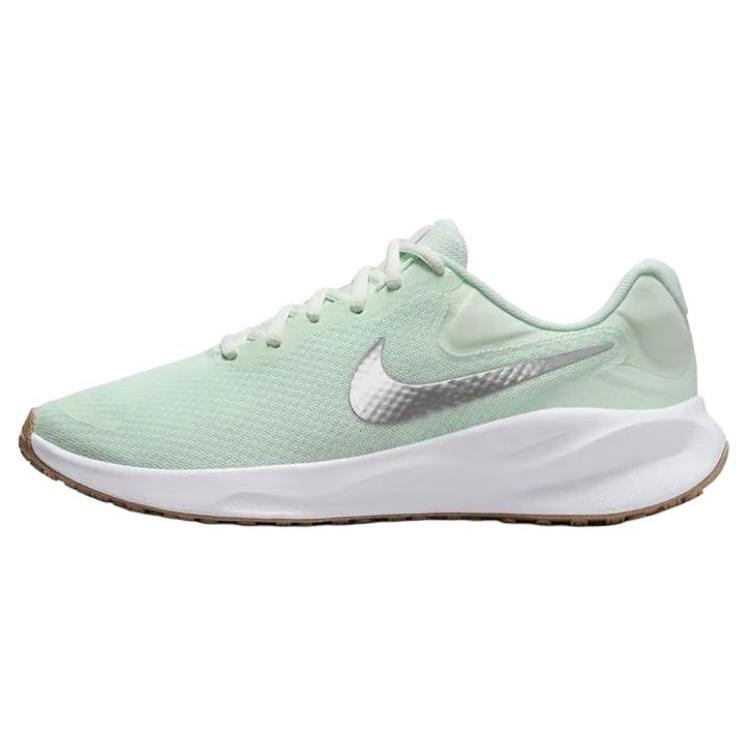 

Nike Revolution 7 Barely Green White Platinum Tint Metallic Silver Women s 35.5