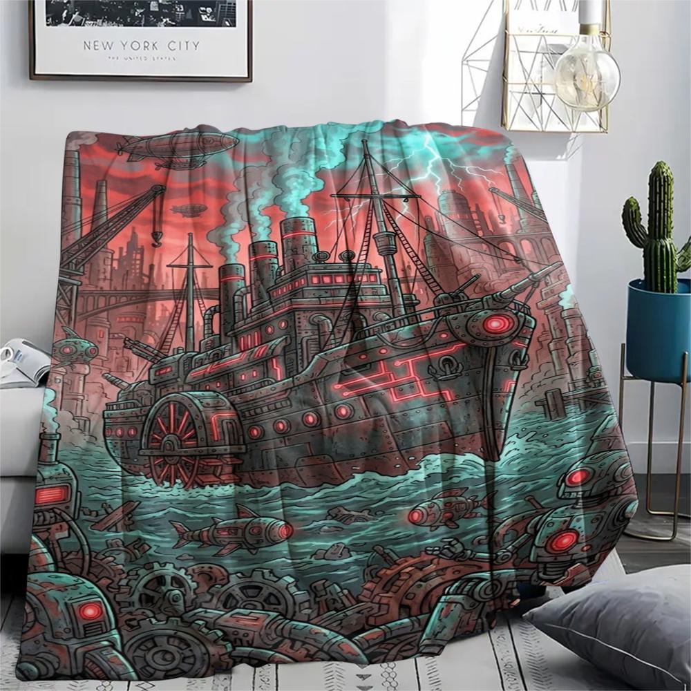 transportation vehicle truck Print Flannel Blanket,High quality Comfortable for All Seasons,Home Decor,Warmth and Comfort,Perfect for Christmas Gifts