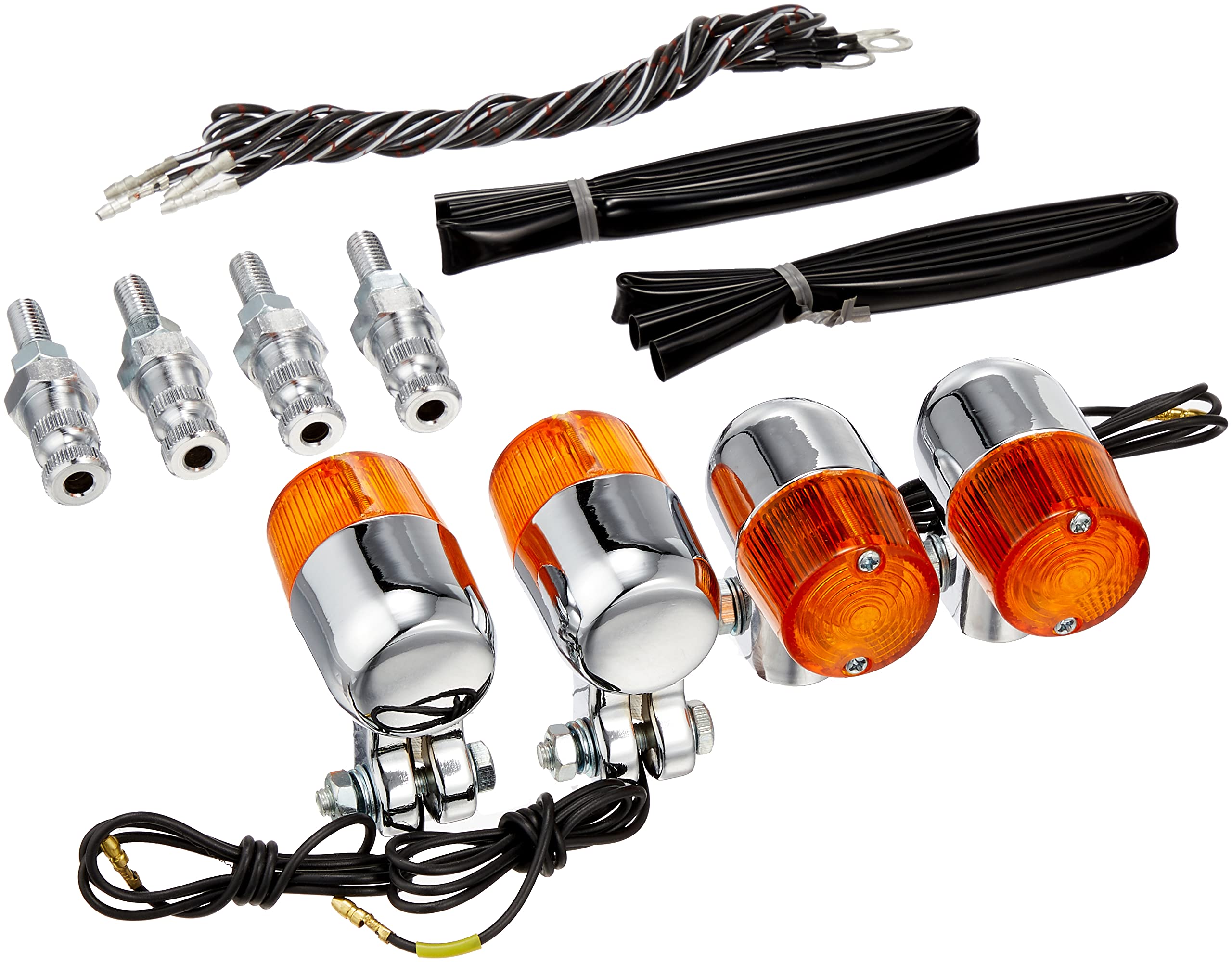 

KITACO Круглый мини-комплект поворотников Volty 250 ChromeOrange 830-0302201