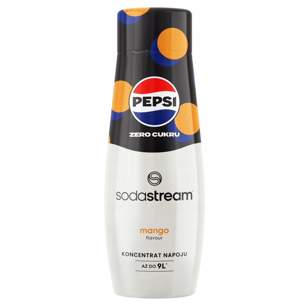 SodaStream Pepsi Max Mango Syrup 440ml Sugar-Free Drink Concentrate for Water