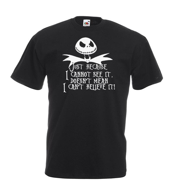 Adults Jack Skellington I Cant Believe It Nightmare Christmas Unisex TShirt 2XL
