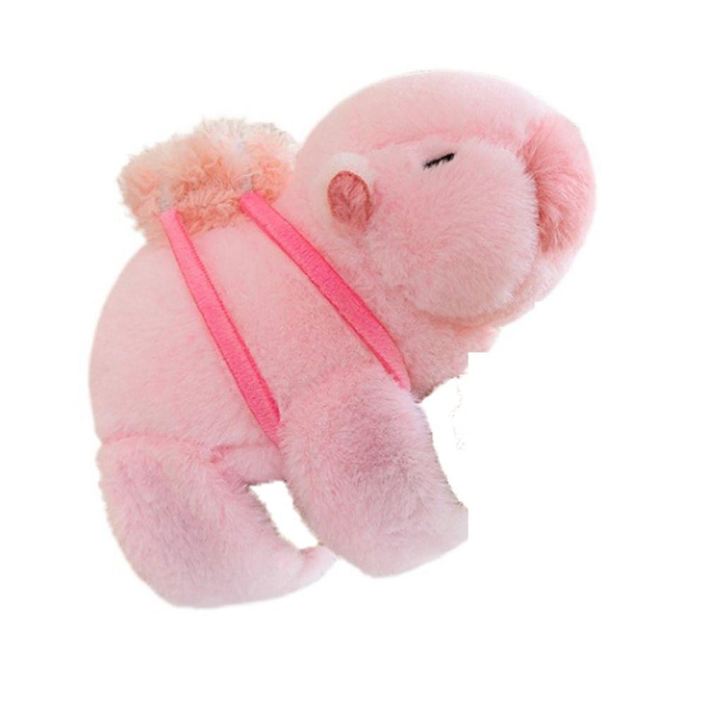 Simulation Plush Doll Slap Bracelet Pink Capybara Capybara Plush Wrist Band  Birthday Gift