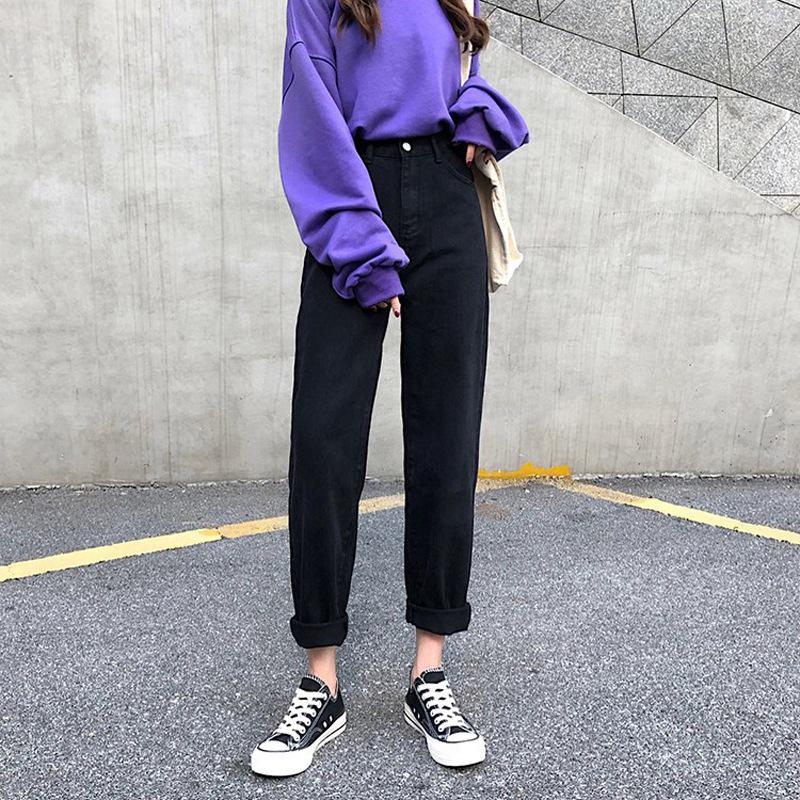 

Женские джинсы с высокой талией, облегающие, свободного кроя - Коллекция Осень/Зима 2022 XL