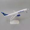 20cm Alloy Metal USA Air JET BLUE JetBlue Airlines Boeing 737 B737 Airways Diecast Airplane Model Plane Aircraft w Landing Gears