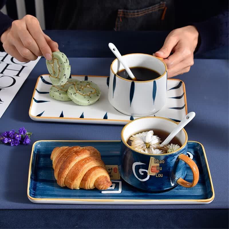 CODA Seto-yaki Coffee Cup & Saucer Set