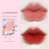 Natural-Looking Female High-Profile Influencer Matte Lip Gloss, Non-Fading, Non-Stick, Brightening, Affordable Lipstick for Students